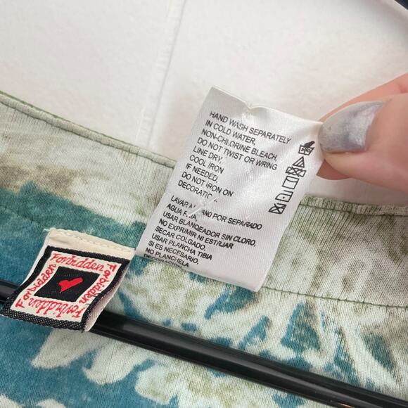 Y2K Forbidden Babydoll Top Beaded India Festival Boho M Festival Forest Fairy - Picture 4 of 8